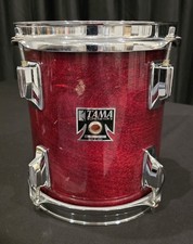 Tama Drums Superstar 8" x 9" montato tom betulla 1982 vintage anni 80 - vino ciliegio