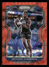 2020 Panini Prizm Prizms Red Ice #317 Michael Ojemudia
