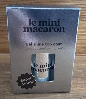 Le Mini Macaron Gel Shine Top Coat - Super Shiny - 0.29 oz 8.5 ml