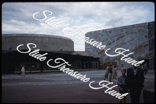 Stuttgart Germany Liederhalle 35mm Slide 1950s Red Border Kodachrome