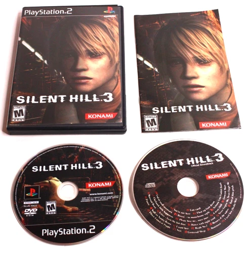 Silent Hill 3 - Sony PlayStation 2 - Sound Track - Complete With Manual PS2