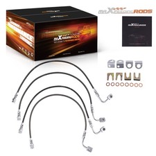 Front Rear Brake Lines For Jeep Wrangler Jku 07-2018 Fit 4-6 Lift Dot Approved