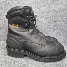 Mens Chippewa Aldarion 8" Waterproof Comp Toe Insulated Work Boot Black 12XW