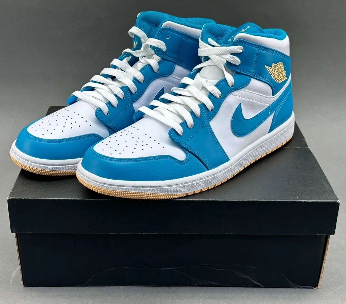 Jordan 1 Mid Aquatone | eBay
