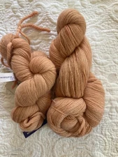 LOT OF 2 ~ Malabrigo Baby Silkpaca Merino Lace Yarn #70 Beige