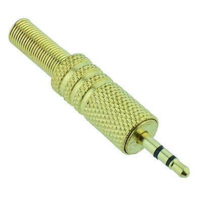 2.5mm Stereo Jack Gold Audio Jack Plug Connector Adapter Mini Miniature