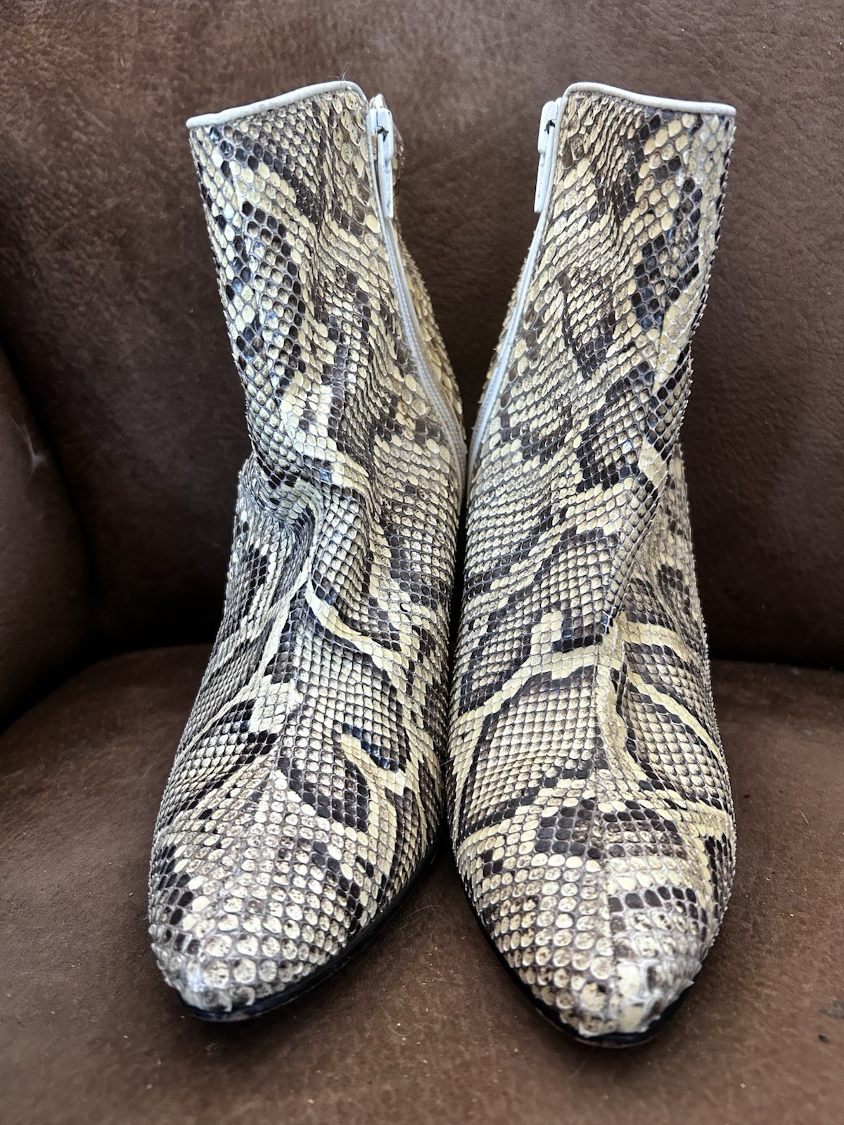 Vintage 80's Paulo Bondini Authentic Python Snake… - image 6