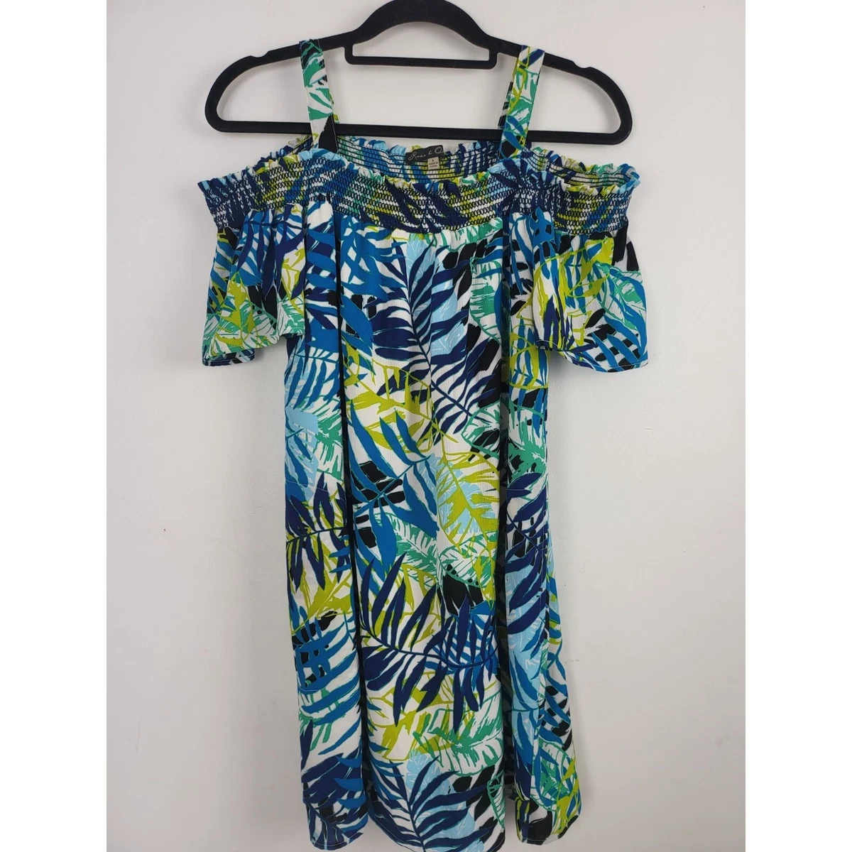 Olive cold top shoulder dress