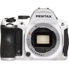USED Pentax K-30 16 MP CMOS Digital SLR Body White Excellent FREE SHIPPING