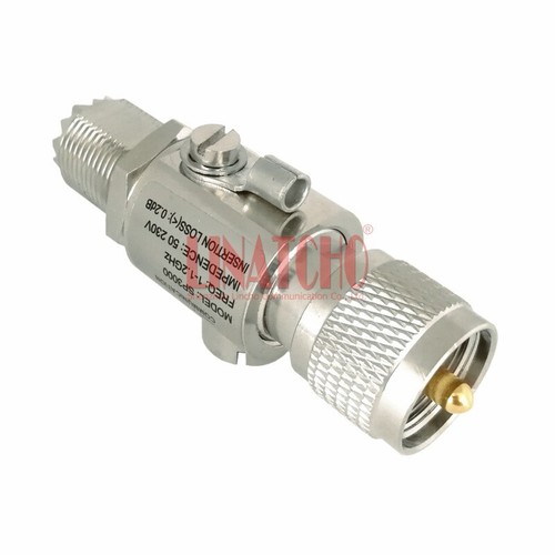 Protector de rayos contra sobretensiones antena marina exterior coaxial hembra PL259 a SO239 M - Imagen 1 de 11
