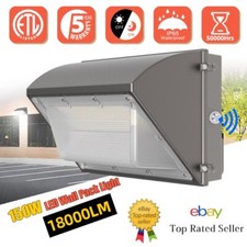 150W-18000Lumens LED Wall Pack Light Dusk to Dawn Lights Outdoor Commercial NEW