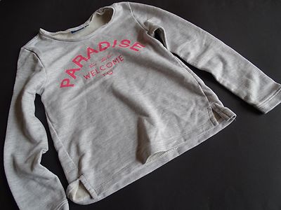Tom Tailor cool grey sweaty sweatshirt neon print size 152