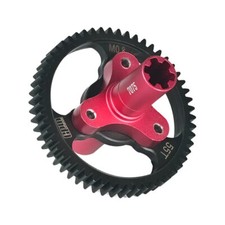 GPM Medium Carbon Steel 55T Spur Gear 0.8 Module 32 Pitch Red for Arrma Models