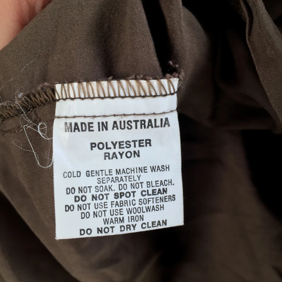 Ruby redlips womens jacket size 24 khaki green long sleeve 053038 - Image 4 of 4