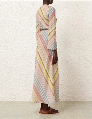 Zimmermann HALLIDAY BIAS LONG DRESS US Size 4 AU Size 0 | eBay