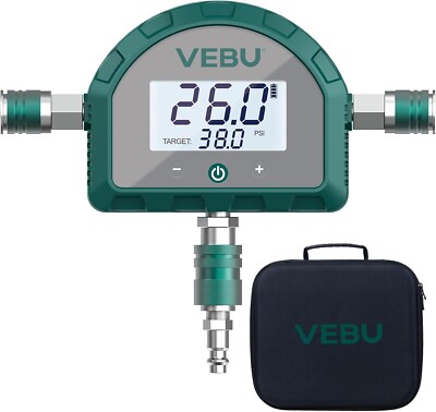 VEBU Automatic Tire Deflation Inflation Manifold Kit, 5-150PSI Shut Off Pressure