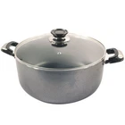 CASSEROLE DISH SAUCEPAN POT S/S HANDLE STOCK SAUCE COOKWARE SET PAN NON STICK