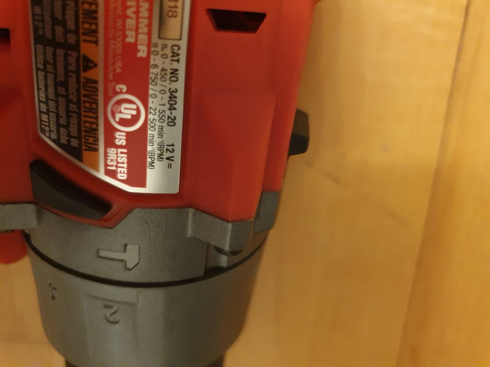 Milwaukee 3404-20 M12 FUEL 1/2" Hammer Drill Driver - GEN 3 - NEW - Image 4 of 4