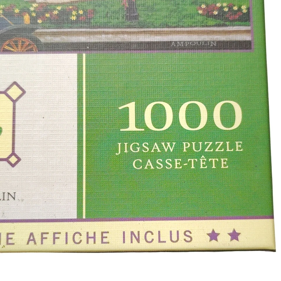 Masterpiece Jigsaw Puzzles Linen Daytrip Excursion A.M. Poulin 1000-piece No. 72 - Image 4 of 4