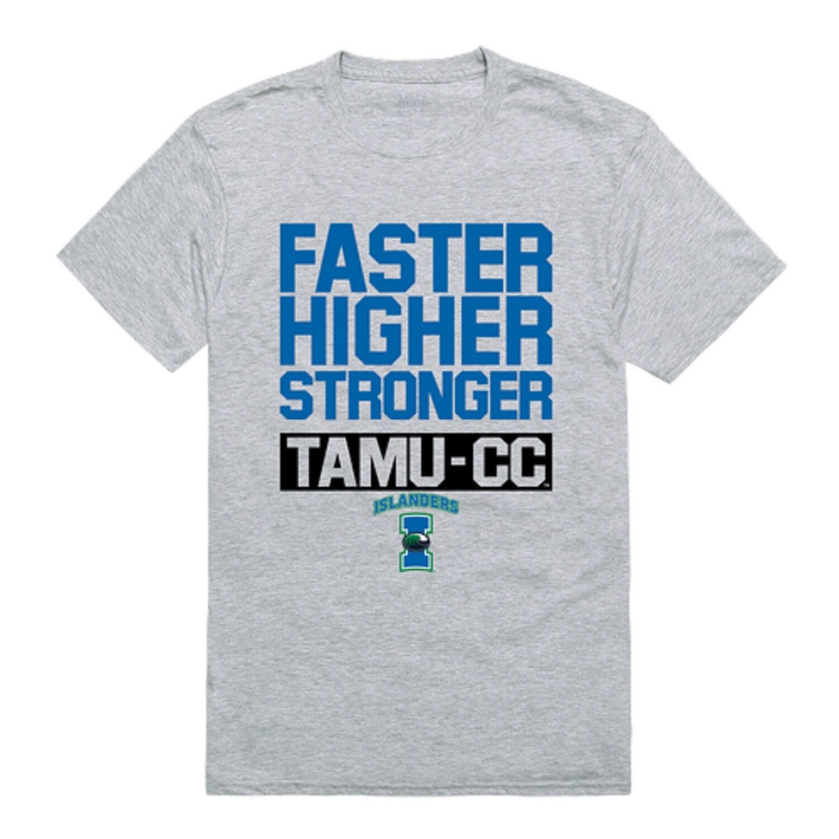 Texas A&M University Corpus Christi Islanders TAMU-CC Logo Workout T-Shirt