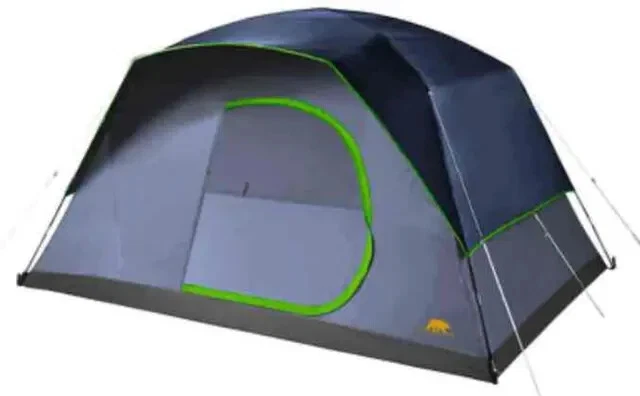 Golden Bear Sundown Blackout 6-Person Dome Tent 10x8 Blue Gray #747-BG