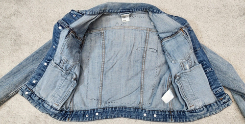 Teen Titans Go Graphic Girls denim Trucker jacket Small Sz 4 - Picture 8 of 10