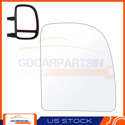 Replacement Towing Mirror Glass Passenger Side For 99-07 Ford F-250 350 450 550
