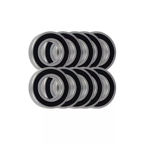 Pack of 10 6004 2RS 60042RS Rubber Sealed WM1/MSB Brand Bearing 20x42x12mm - Picture 1 of 1