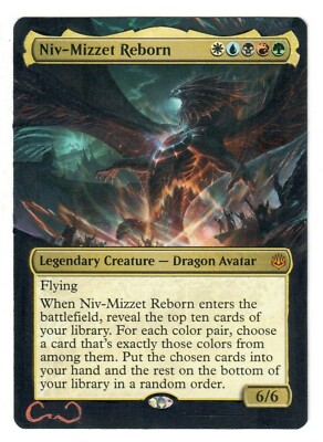mtg niv mizzet reborn commander deck Niv-Mizzet, Parun CARD DRAW INSTANT SORCERY Spells Magic Custom Multiverse Legends (MUL) #53 Illustrated by Illustranesia Magic Niv-Mizzet Reborn | Magic The