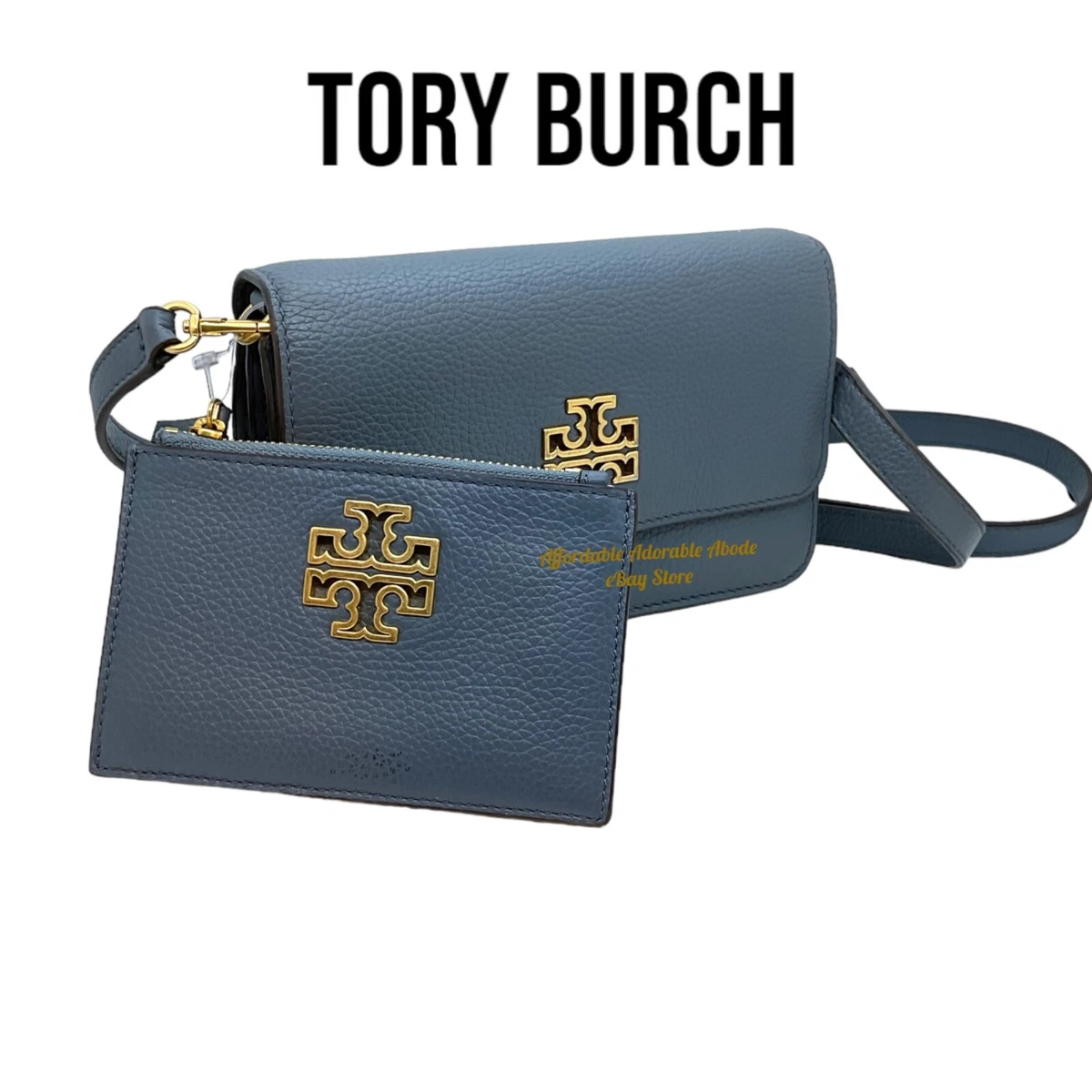 Fleming Soft Small Bag - Tory Burch - Navy Day - Leather