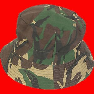 reversible camo orange boonie hat