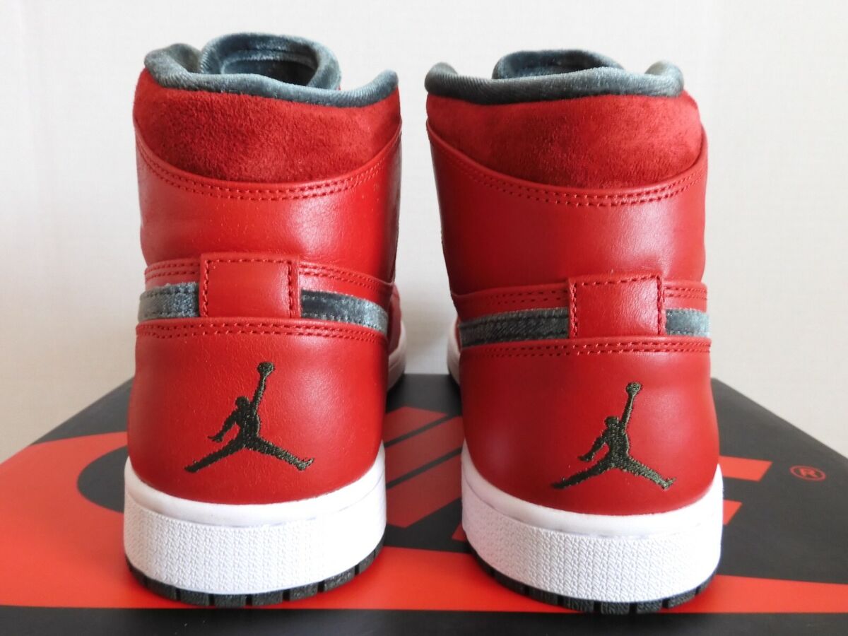NIKE AIR JORDAN 1 RETRO HIGH PREMIER VARSITY RED-DARK ARMY NIKE AIR JORDAN 1 RETRO HIGH PREMIER VARSITY RED-DARK ARMY