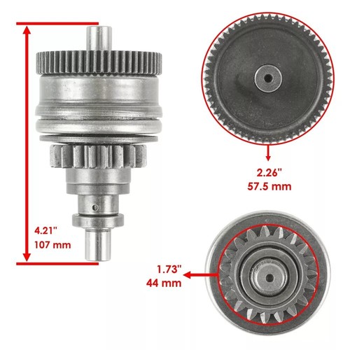 Starter Drive Bendix for Kawasaki 900 JT900 ZXi Sts Stx - Picture 3 of 4