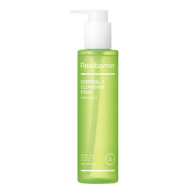 Real Barrier Control-T Cleansing Foam - 200ml (6.76oz) - Sebum Control & Skin Ba
