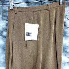 Liz Claiborne Women 8 Gold Brown Herringbone Dress Pants Fully Lined NWT