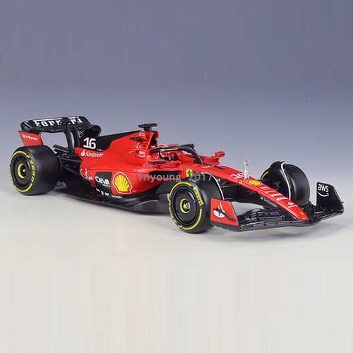 1:24 2023 Ferrari SF-23 #16 Charles Leclerc Racing Car Diecast Metal Model Car - Picture 5 of 17