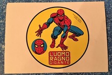 L'Uomo ragno gigante n.1 Corno adesivo lato B ottimo