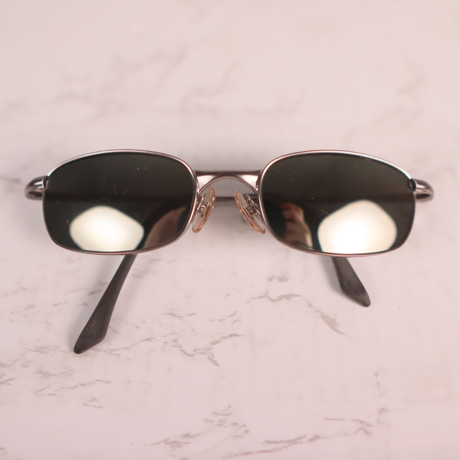 Ray-Ban RB 3162 Silver Rectangle Sunglasses 52-19 Frames Sleek Design