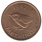 1942 George VI Farthing — photo from another recent sale
