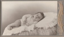 LIENHARD SALZBORN VINTAGE CABIN PHOTOGRAPH - SLEEPIN BABY