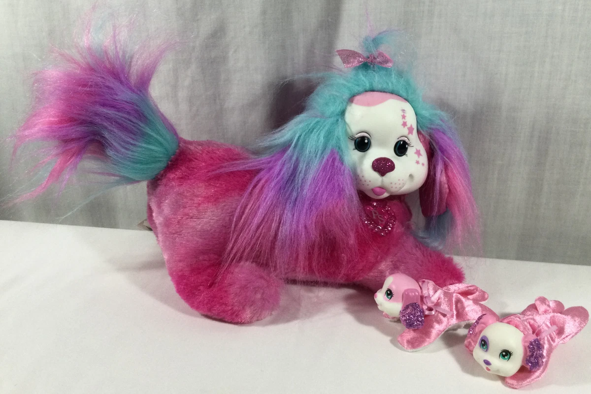 Puppy Surprise Cassie, Pink, Stuffed Animal Dog and Babies, Toys for Kids