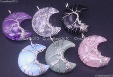 Perline con ciondolo curativo Chakra dell'albero della vita fatto a mano...