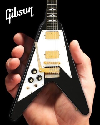 Jimi Hendrix Gibson 1969 Ebony Left-Handed Flying V - Axe