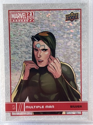 2021-22 Upper Deck Marvel Annual SILVER SPARKLE MULTIPLE MAN #57 NM/MT