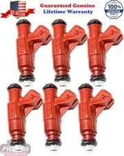 6pcs Ford Genuine Bosch 0280156028 4.0L Flex Fuel Flow Matched Fuel Injectors