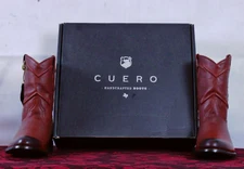 Cuero The Austin Handcrafted Leather Boots - Cherry