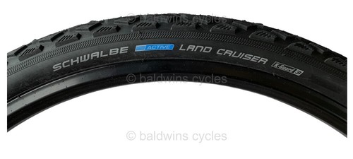 PAIR Schwalbe LAND CRUISER 700 x 40c Black Hybrid Trekking Bike TYRES - Picture 5 of 10