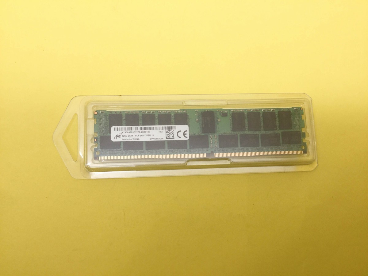 MTA36ASF4G72PZ-2G3B1 Micron 32GB (1x32GB) 2RX4 PC4-2400T DDR4