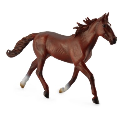 Collecta Horse  Model 88644 - Standard Bred Pacer Stallion Chestnut