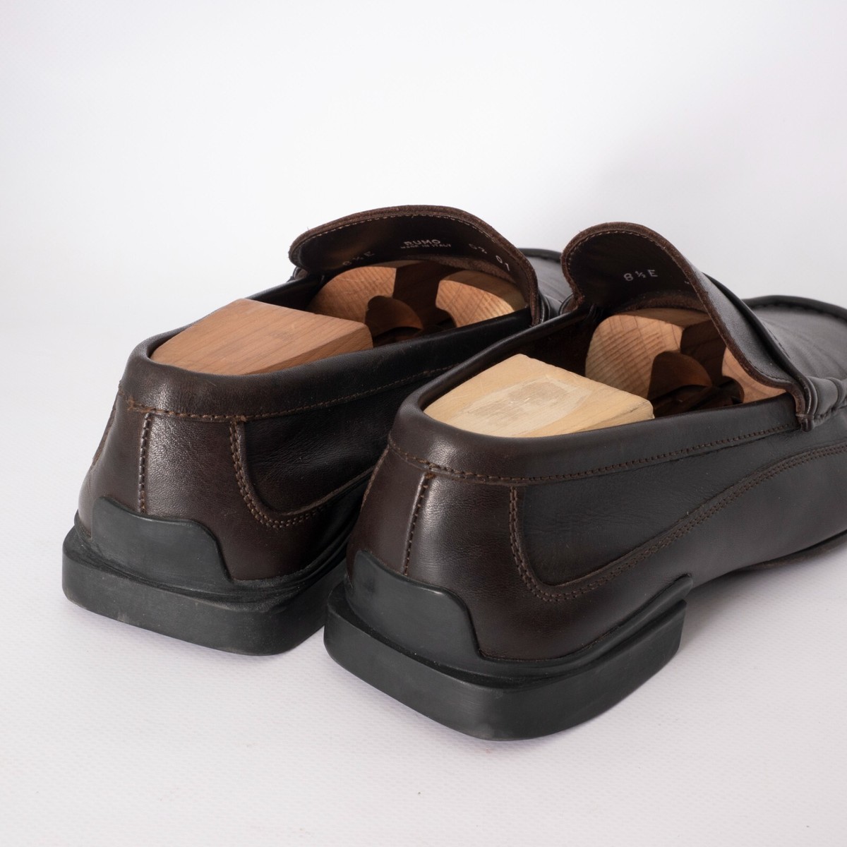 Bally Mens Slip On RUMO Brown Leather PENNY Loafers Shoes  display picture 3